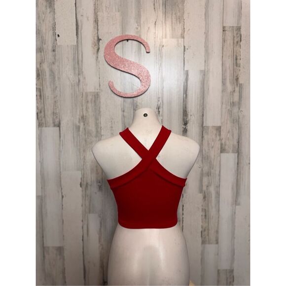Red tank top blouse size small - Picture 4 of 6